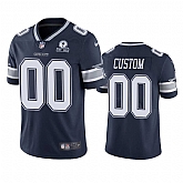 Men's Dallas Cowboys Customized Navy 60th Anniversary Vapor Limited Nike Jersey,baseball caps,new era cap wholesale,wholesale hats